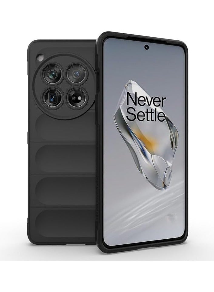 general Liquid Silicone Case Compatible with OnePlus 12 5G with Camera Lens Protection Anti-Scratch Soft Microfiber Lining Rubber Full Body Shockproof Cover - Image 1