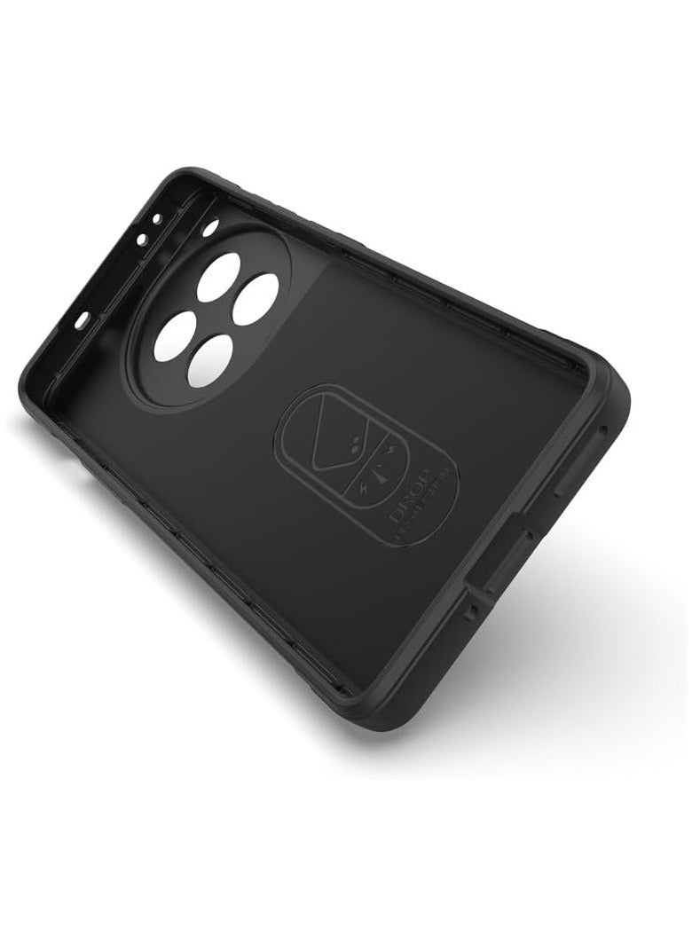 general Liquid Silicone Case Compatible with OnePlus 12 5G with Camera Lens Protection Anti-Scratch Soft Microfiber Lining Rubber Full Body Shockproof Cover - Image 2