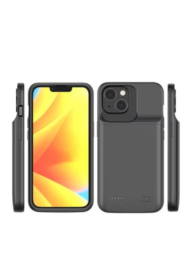 GULFLINK Wireless Protective Charging Case Cover For iPhone 15 Plus 5000mah Black - Image 1