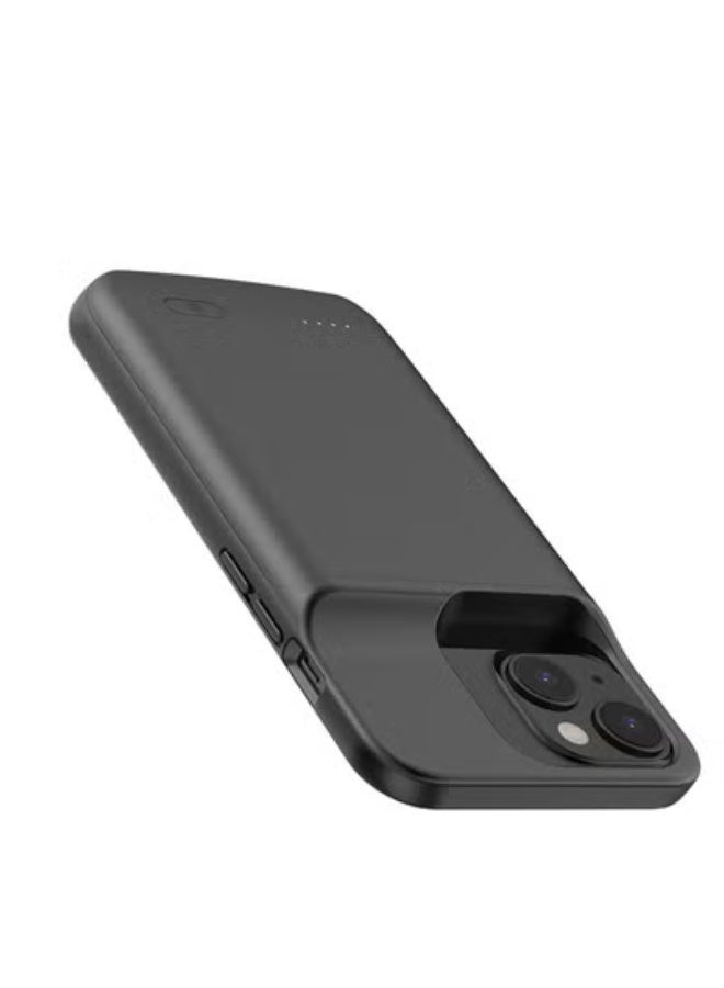 GULFLINK Wireless Protective Charging Case Cover For iPhone 15 Plus 5000mah Black - Image 2