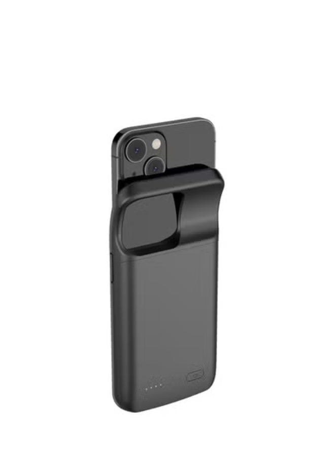 GULFLINK Wireless Protective Charging Case Cover For iPhone 15 Plus 5000mah Black - Image 3