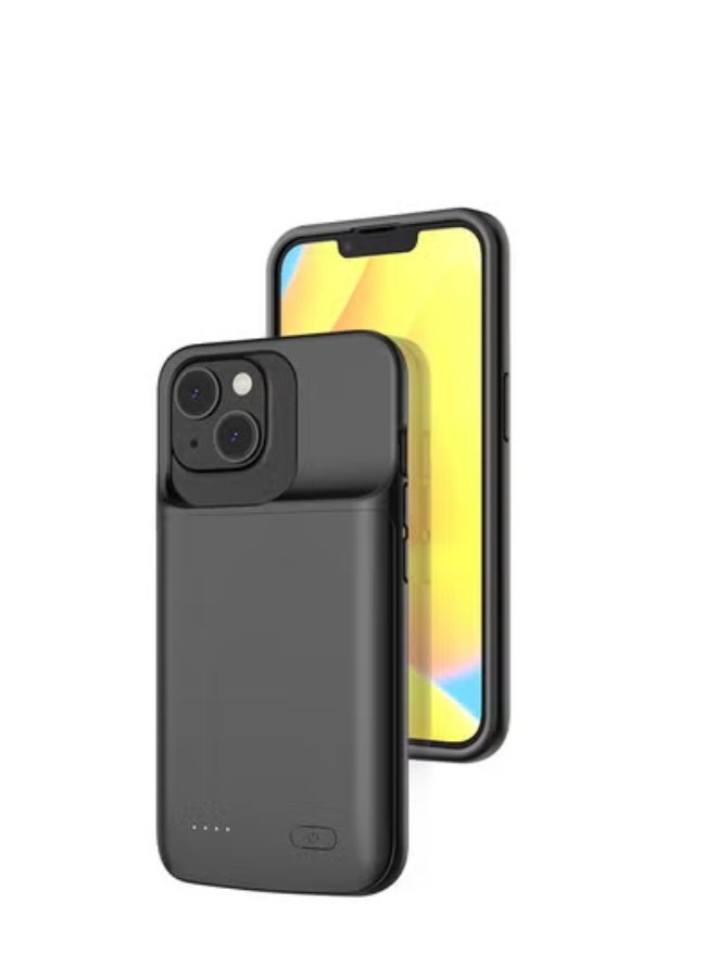 GULFLINK Wireless Protective Charging Case Cover For iPhone 15 Plus 5000mah Black - Image 4