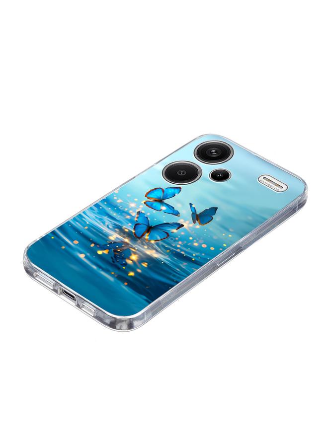 S-TOP Case For Redmi Note 13 Pro+ 5G Colorful Painting Pattern TPU Phone Case - Image 5
