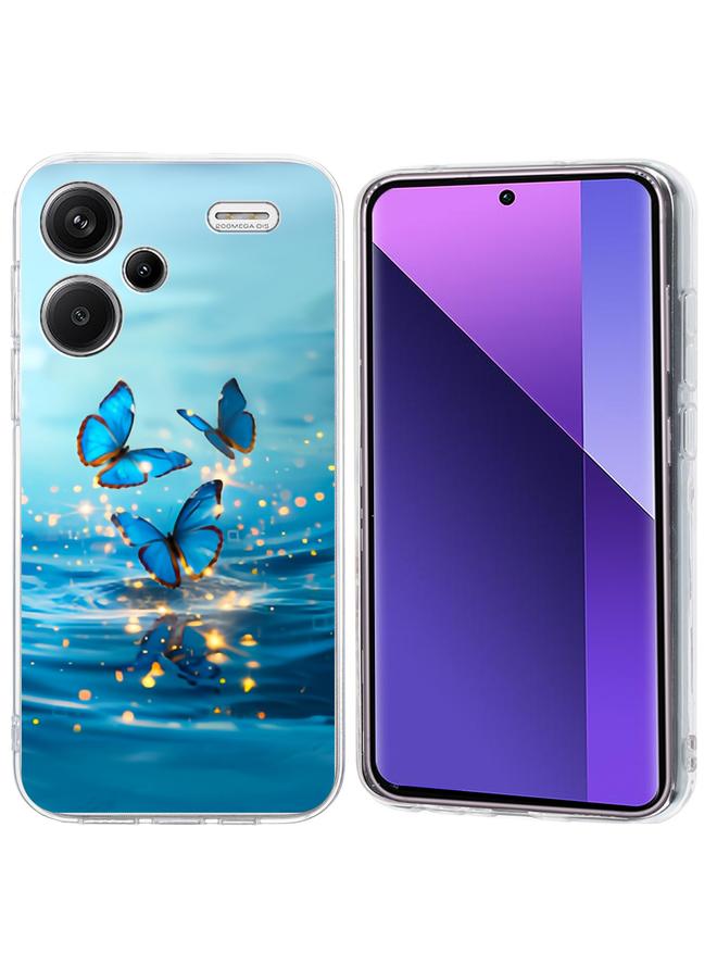 S-TOP Case For Redmi Note 13 Pro+ 5G Colorful Painting Pattern TPU Phone Case - Image 1