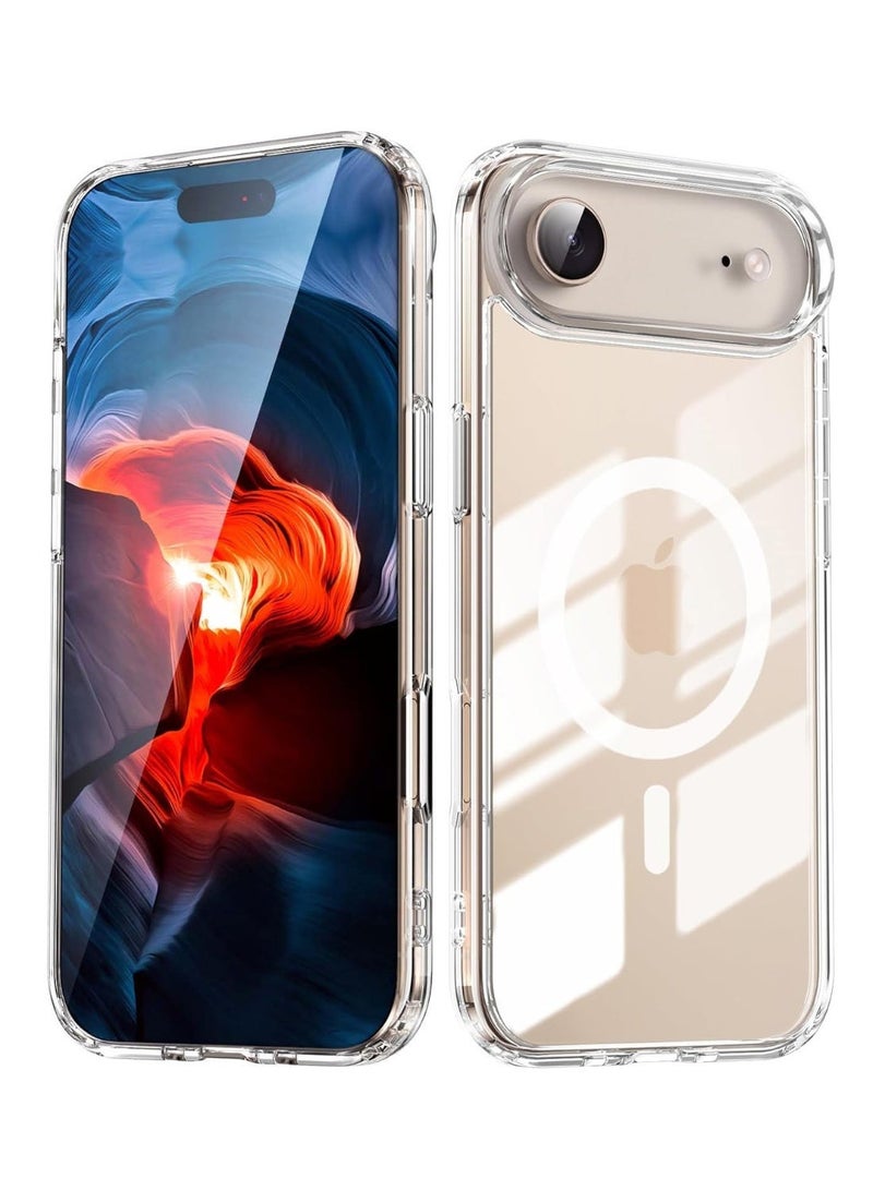 YJS Magnetic Case for iPhone 17 Air Magsafe Cover, Shockproof Protection, Anti-Yellow & Anti-Scratch - Image 1