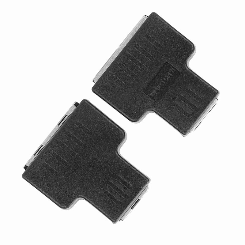 واجهة أنثوية RJ45 1 مدخل و2 مداخل، 2 قطع من محول كابل إيثرنت، مدود كابل موصل LAN، مقسم كابل توسيع للأسلاك الإنترنتية - Image 3
