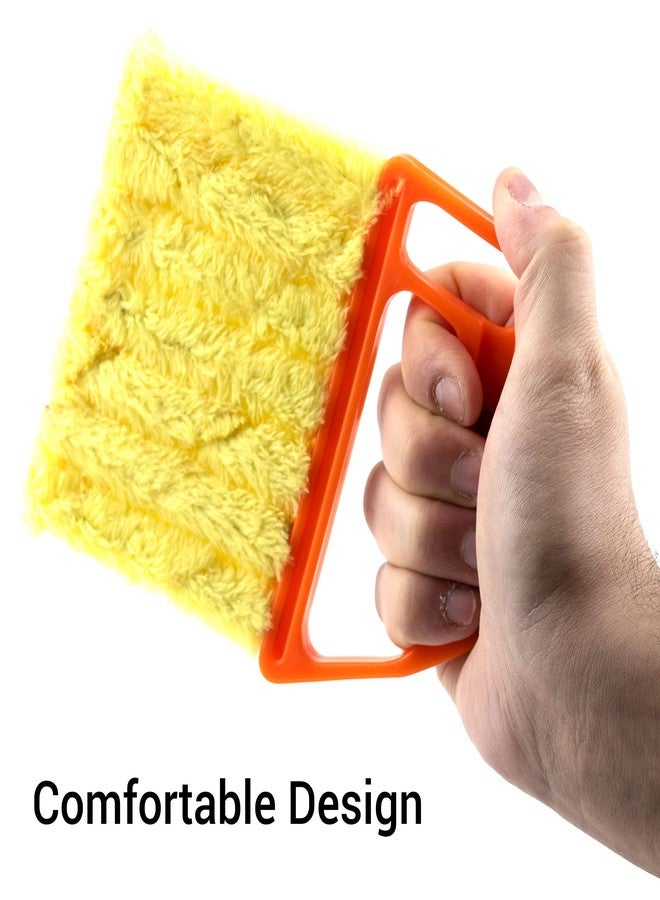 IFAMIO Pack of 2, Blind Cleaner 7 Finger Dusting Cleaner Tool for Window Shutters Venetian Shades Blinds Hand-Held Washable Mini Dust Cleaner Brush Air Conditioner Duster Dirt Cleaner for Housework - Image 5