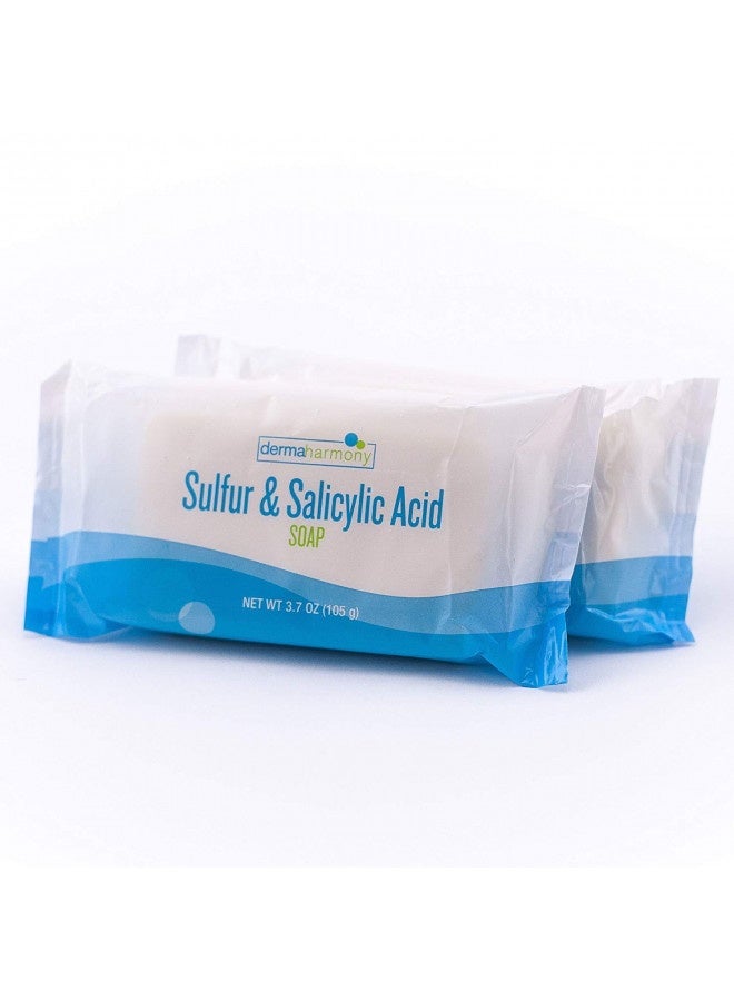 Dermaharmony 10% Sulfur And 3% Salicylic Acid Bar Soap 3.7 Oz (2 Bars) - Image 4