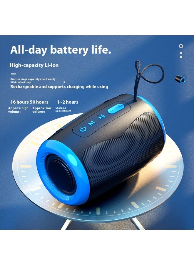 Portable Wireless Bluetooth Speaker, HD Stereo Sound, Long Battery Life, for Outdoor and Party Use - Image 4