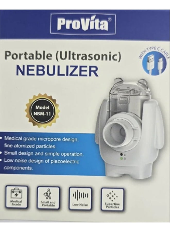 PROVITA Portable Ultrasonic Nebulizer – Compact Handheld Nebulizer for Respiratory Therapy, Portable & Easy to Use - Image 1