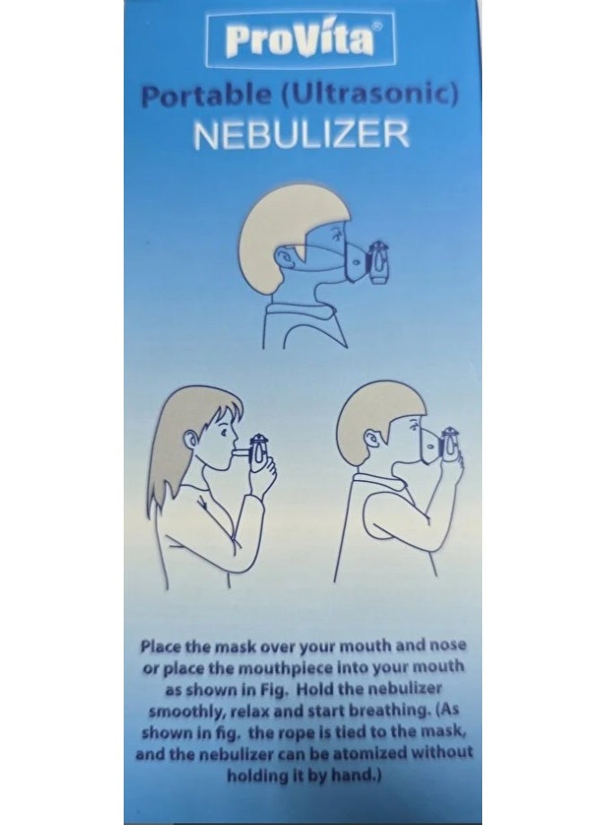 PROVITA Portable Ultrasonic Nebulizer – Compact Handheld Nebulizer for Respiratory Therapy, Portable & Easy to Use - Image 2