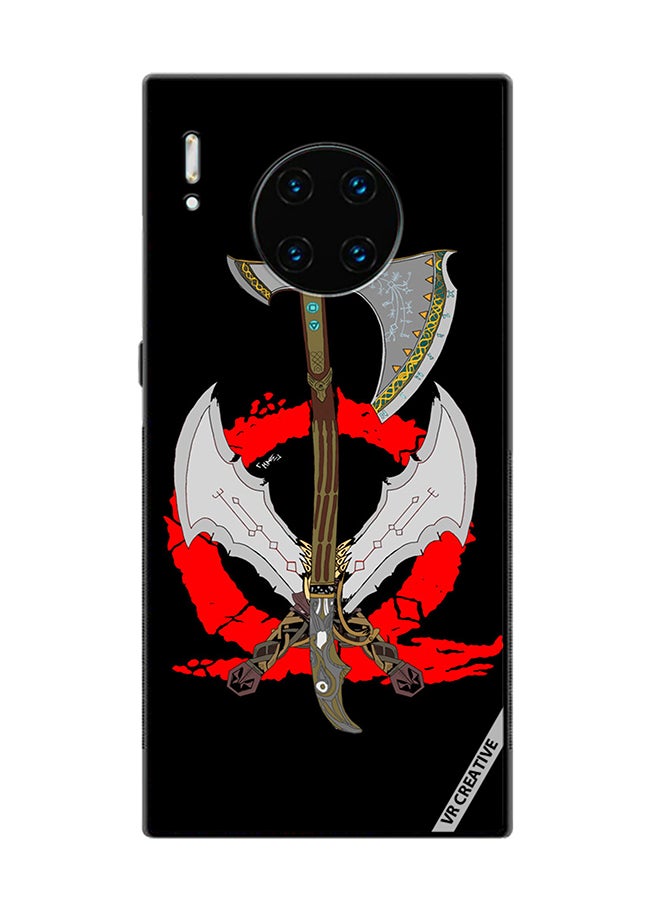 VR CREATIVE Protective Case Cover For Huawei Mate 30 Pro God Of War Weapons Design Multicolour - Image 1