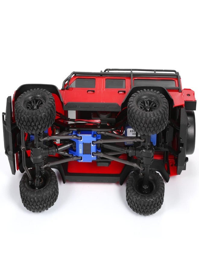 COOWOO RC Transmission Mount, Skid Plate Transmission Mount Upgrade Part for 1/18 TRX-4M RC Crawler Cars, Enhanced Durability and Stability, Made of Aluminum Alloy, Blue - Image 4