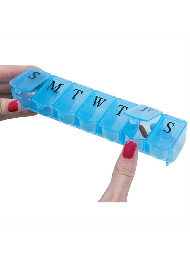 APEX Ultra Bubble lok 7-day Pill Organizer By Apex Healthcare (Colors May Vary) - Image 3