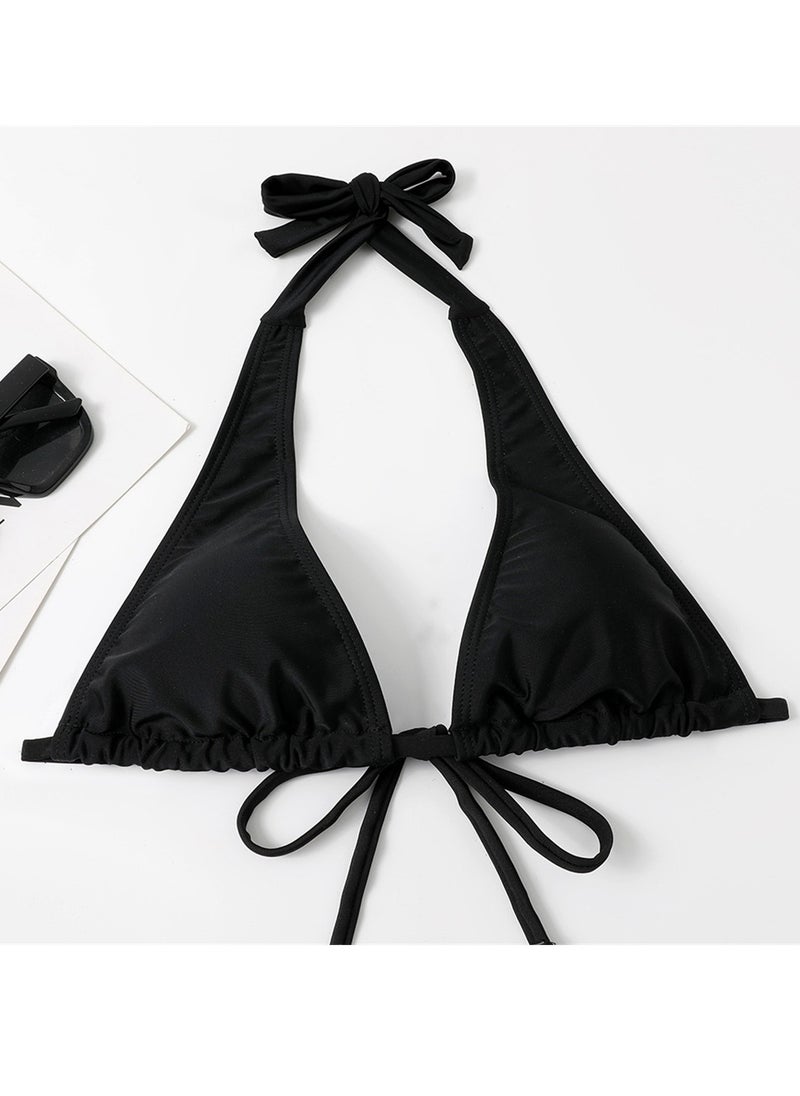 نادانباو ملابس سباحة جديدة بي بأربطة بلون موحد لعطلة الشاطئ - Image 4