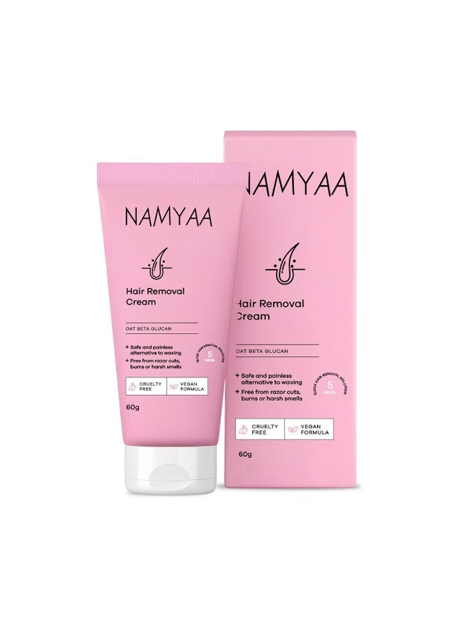 Namyaa Hair Removal Cream for Intimate Skin women 60gm - Image 1