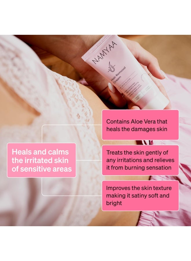 Namyaa Hair Removal Cream for Intimate Skin women 60gm - Image 4