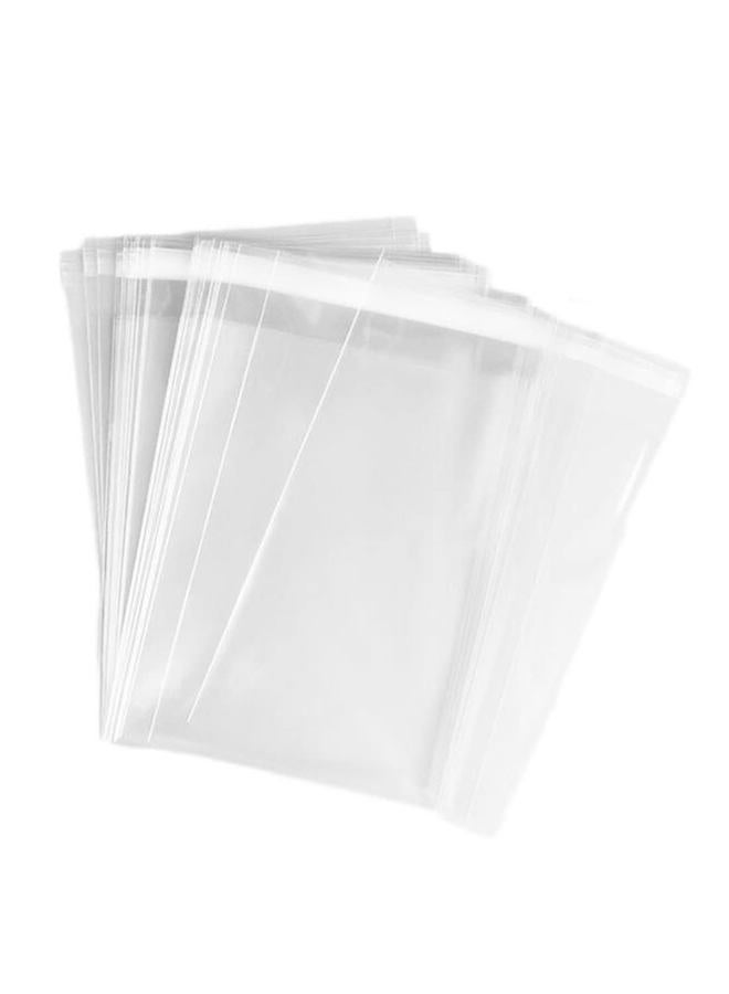 Ericotry 100 Pcs 4 3/4in. X 6 1/2in. Clear Resealable Cello Bags for Bakery, Candy, Chocolate, Candle, Soap, Cookie, Jelly Packaging - Image 1