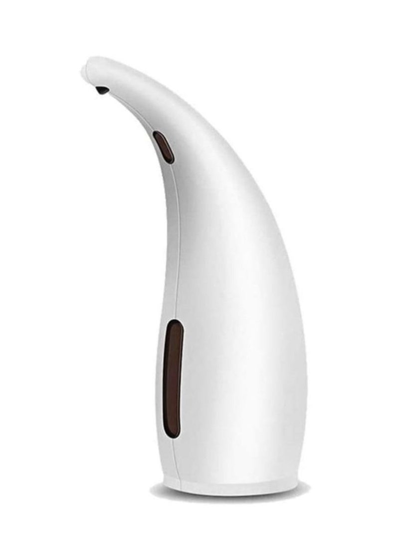Automatic soap dispenser, 300ml smart sensor contactless hand sanitizer dispenser, ABS plastic automatic sensor for bathroom kitchen hotel restaurant, white, 1 pc - Image 1
