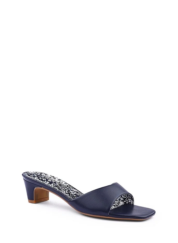 Womens floral printed block heeled sandals