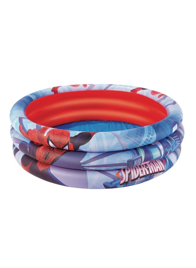 Bestway Spider-Man Inflatable 3-Ring Pool (122 x 30 cm) - Image 1