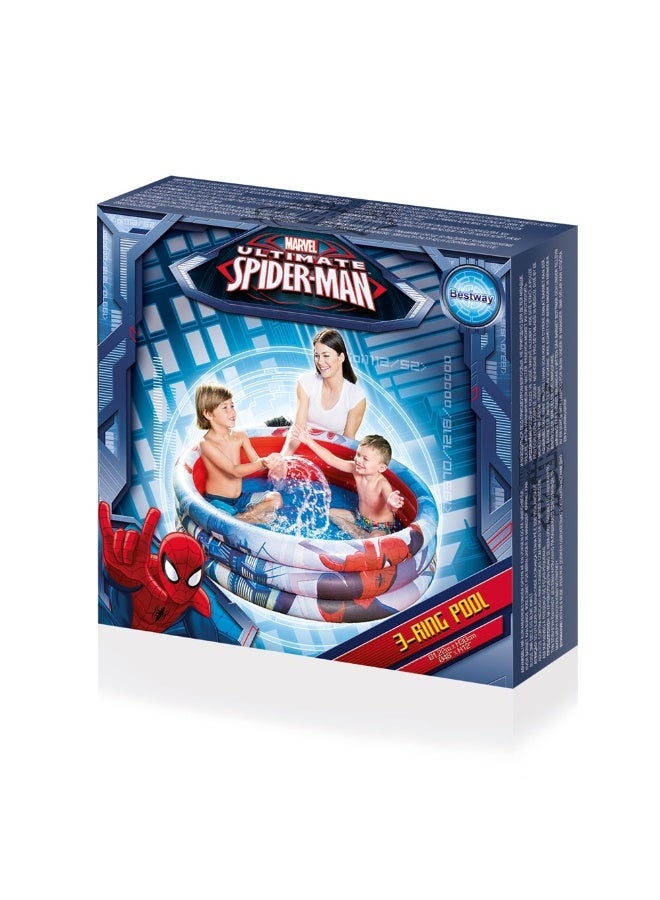 Bestway Spider-Man Inflatable 3-Ring Pool (122 x 30 cm) - Image 2