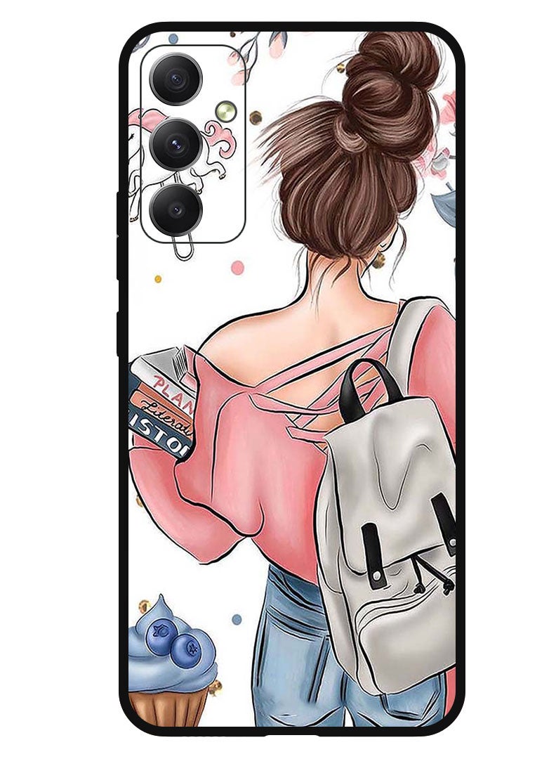 Theodor Protective Case Anti Scratch Shock Proof Bumper Cover For Samsung Galaxy A05s School Girl - Image 1