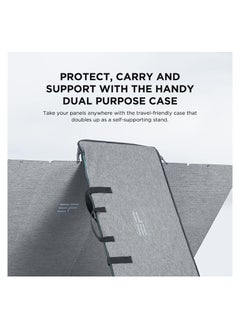 ECOFLOW EF ECOFLOW 400W Portable Solar Panel, Foldable, Durable, Complete with an Adjustable Kickstand Case, Waterproof IP68 for Outdoor Adventures  - Image 5