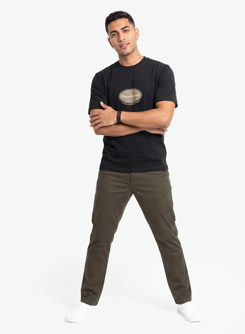 JACK & JONES  Graphic Crew Neck T-Shirt for Men | Best Price UAE