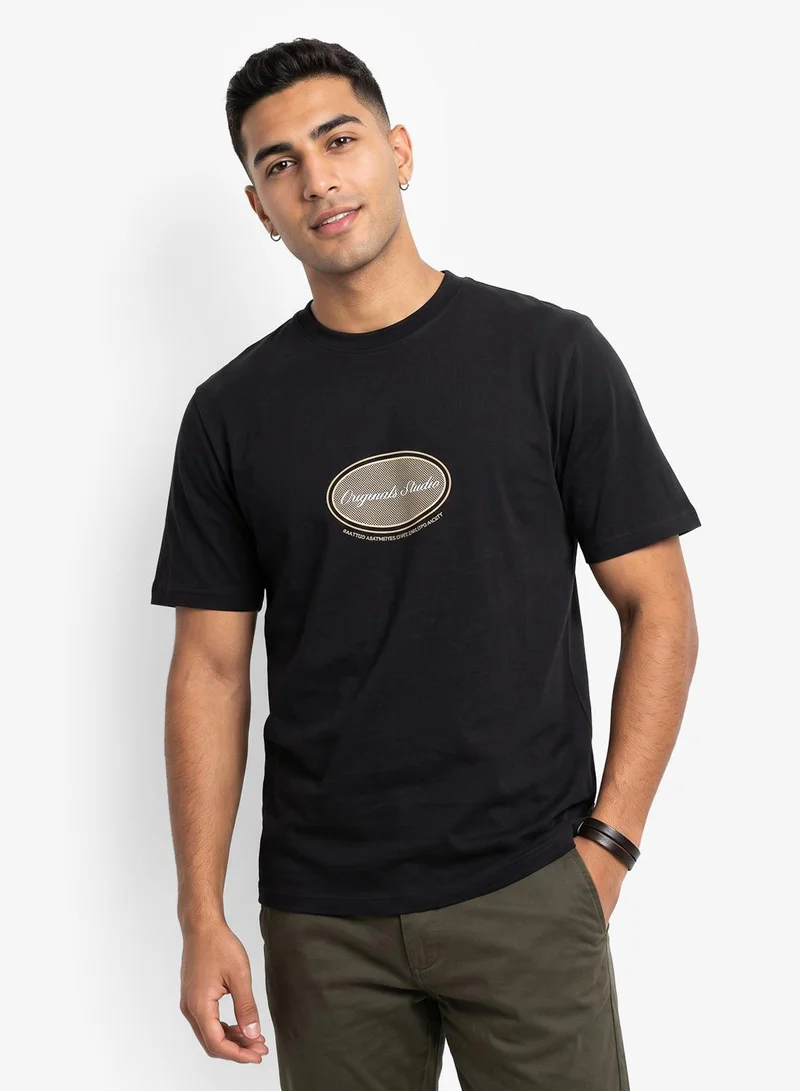 Graphic Crew Neck T-Shirt