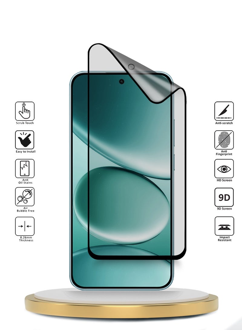 Wtech Google Pixel 10 Pro XL 5G 2025 Premium Nano Ceramic Full Glue Full Cover Matte Flexible Screen Protector (MSCNMN) - Clear/Black - Image 2