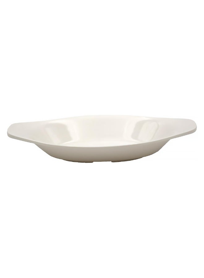IDEAL PACK Melamine Oval Serving Tray 8 Inch Durable Food Tray for Snacks and Appetizers - Image 2