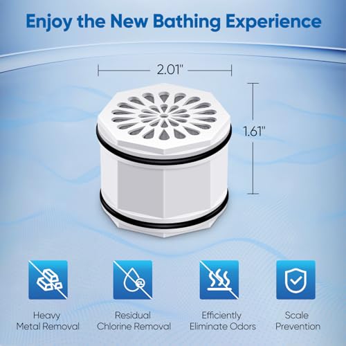 Pure Plus PUREPLUS WHR-140 Shower Head Filter Cartridge, Replacement for Culligan WSH-C125, HSH-C135, ISH-100, HSH-BN135, S-H200-C, S-H200-BN, S-W100-C Advanced KDF WTR Filtration & Consistent Water Flow, 3Pack - Image 3