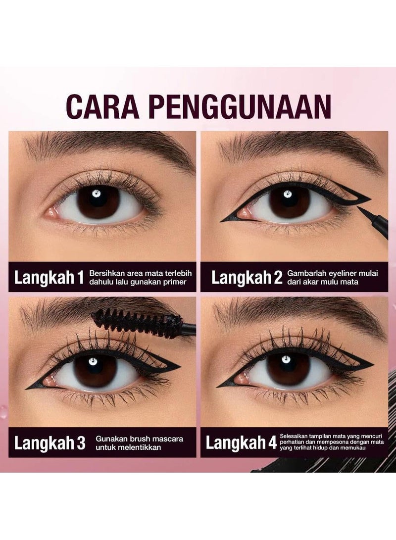 O.TWO.O O2O Mascara Slender 2 in 1 Charming Eyeliner 6g - 0.6ml - Image 2