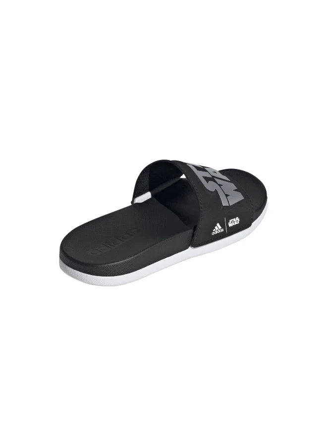 adidas أديليت كومفورت ستار وورز كيه صنادل رياضية سوداء