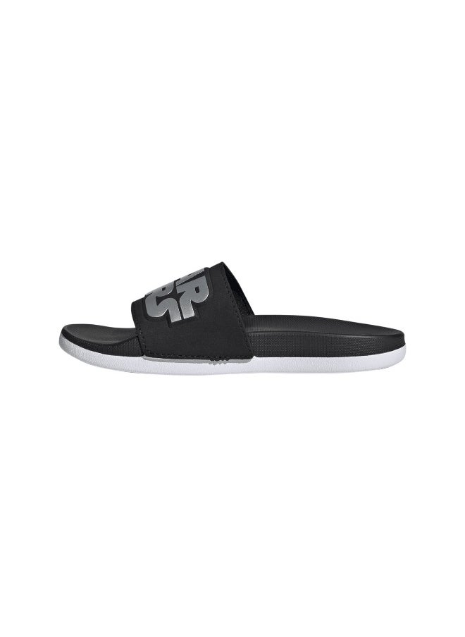 Adidas adidas Adilette Comfort Star Wars K Black Sportwear Sandals/Slippers 10K  - Image 5