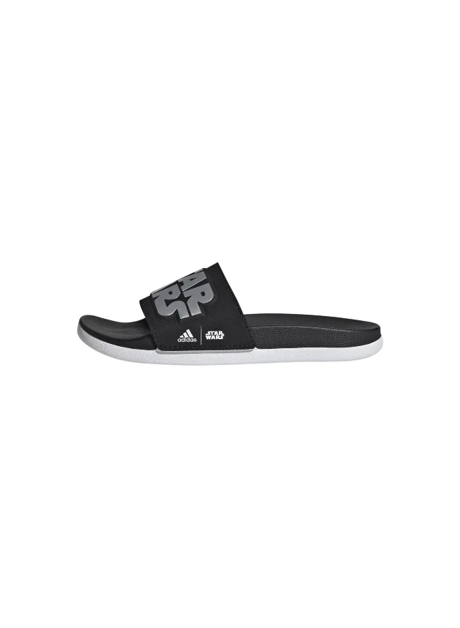 adidas أديليت كومفورت ستار وورز كيه صنادل رياضية سوداء