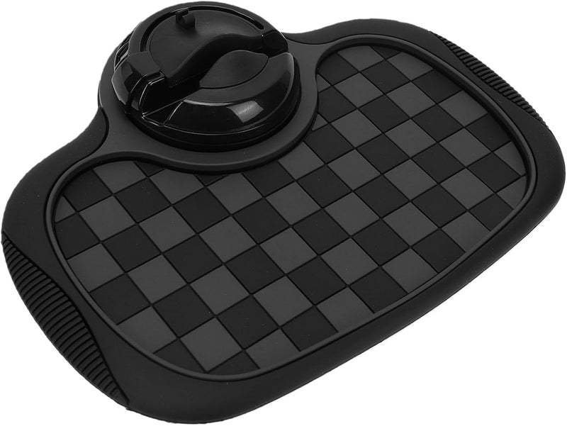 Car Anti Slip Mat, Premium PVC Dashboard Pad with 360 Degree Rotatable Phone Holder and Adjustable Number Cards, for Cell Phone Sunglasses Keys on Car Dashboard - Image 3