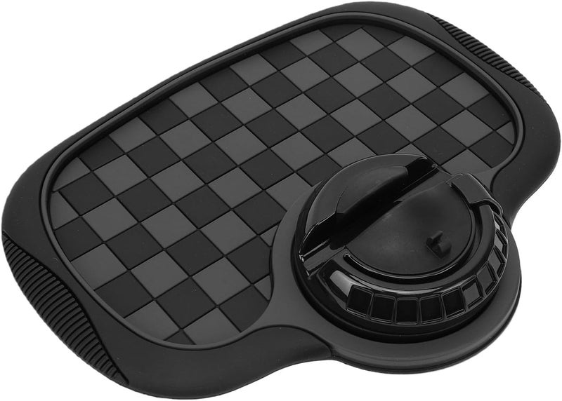 Car Anti Slip Mat, Premium PVC Dashboard Pad with 360 Degree Rotatable Phone Holder and Adjustable Number Cards, for Cell Phone Sunglasses Keys on Car Dashboard - Image 5