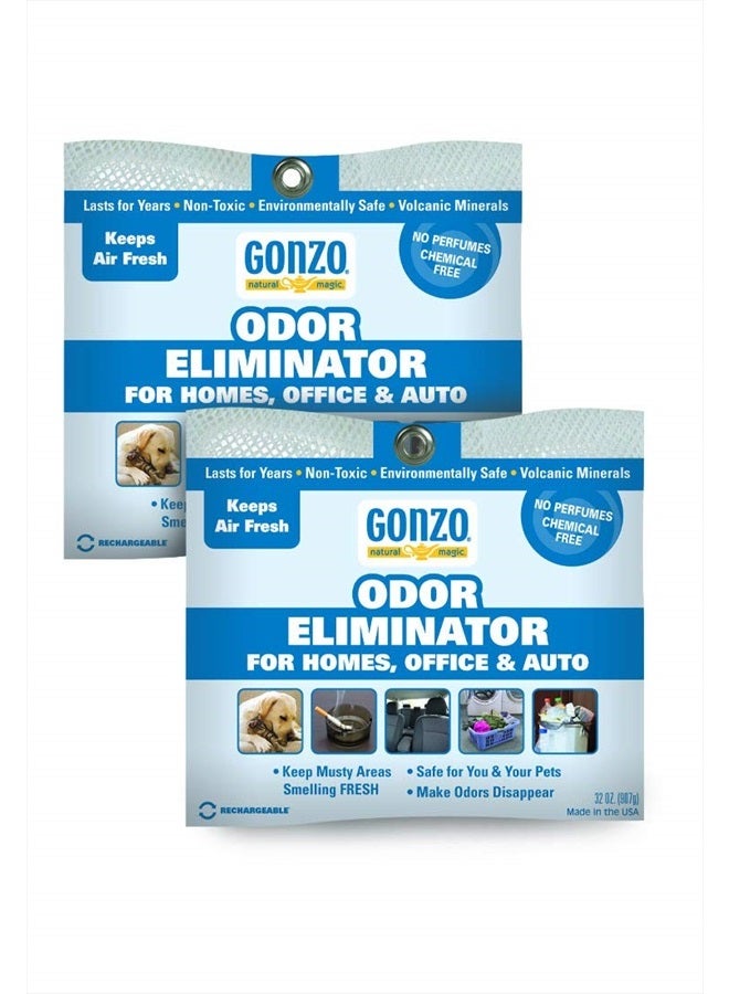 Gonzo Natural Magic Gonzo Odor Eliminating Rocks for Homes - 2 Pack - Image 1