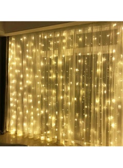 Generic Yellow Warm Light LED Net Curtain String Light 4.5*3 m  - Image 2