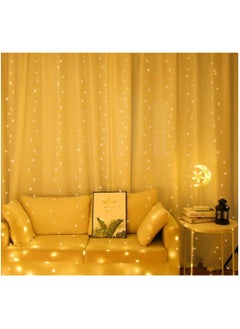 Generic Yellow Warm Light LED Net Curtain String Light 4.5*3 m  - Image 3