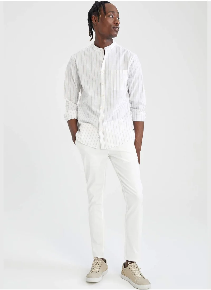 DeFacto Slim Fit Ankle Gabardine Chinos