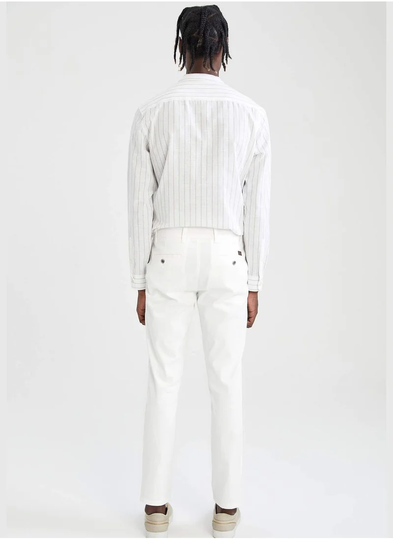 DeFacto Slim Fit Ankle Gabardine Chinos