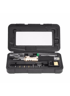 NIBEMINENT 10-In-1 Professional Pen Style Butane Gas Soldering Iron Set Gold/Black 27.5cm  - Image 3