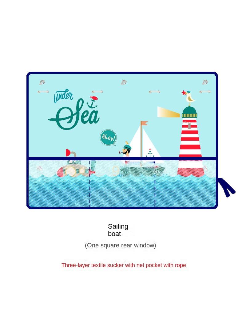 Y&D 20*27.5Inch Car Sunscreen Heat Insulation Cartoon Car Sunshade  - Image 1