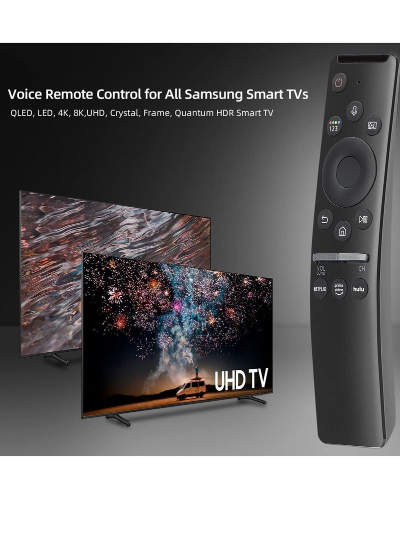 Raxoom Universal Voice Remote Control for Samsung Smart TV LED QLED 4K 8K UHD Crystal Frame HDR Curved Smart TVs, with Shortcut Buttons for Netflix, Prime Video - Image 2