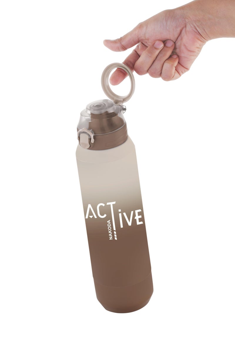 Nakoda Zenon Water Bottles Stainless Steel Insulated Hot & Cold Flask -700ml, Water Bottle Ideal for Home, Office, Gym, Outings, and School -Brown - Image 2