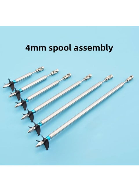 4mm Boat Shaft Assembly Model Boat Drive Shaft Stainless Steel Shafting Assembly With Nylon Propeller And Universal Joint-Color:Shaft Length 25cm/shaft Sleeve 20cm-Specifications:3.175mm Motor Shaft
