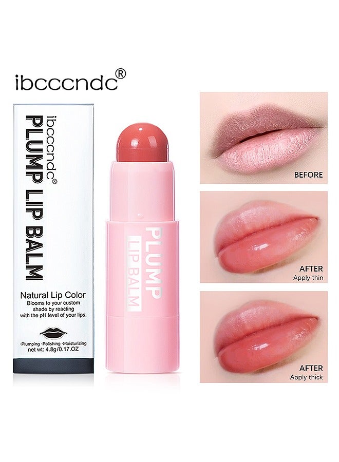 ibcccndc Plump Lip Balm - Natural Lip Golor - Natural Gloss Finish - Lasting Hydration - Image 1